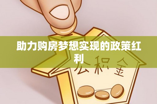 牡丹助力购房梦想实现的政策红利