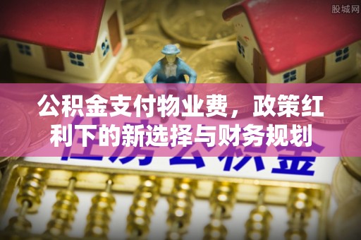 牡丹公积金支付物业费，政策红利下的新选择与财务规划