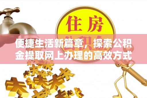 牡丹便捷生活新篇章，探索公积金提取网上办理的高效方式