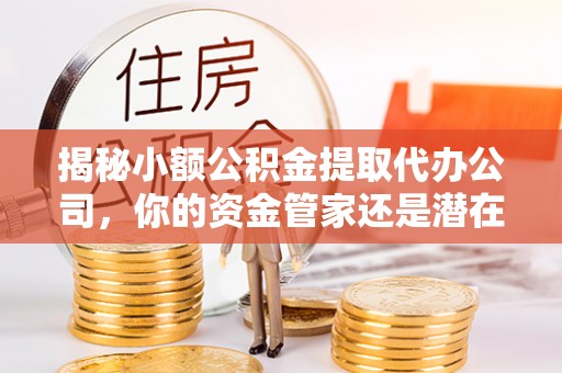 牡丹揭秘小额公积金提取代办公司，你的资金管家还是潜在风险？
